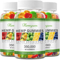Hemp Gummies 3 Packs Organic Vegan Non-GMO J566