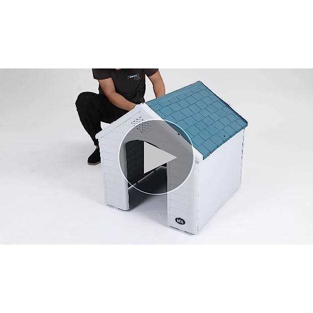 Dog House Pet Kennel With Air Vents S98312