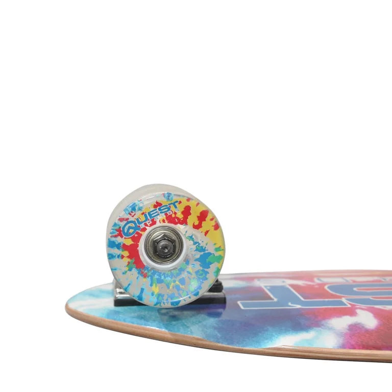 Trippy Hardwood Maple Cruiser Skateboard with ABEC-7 Bearings D620
