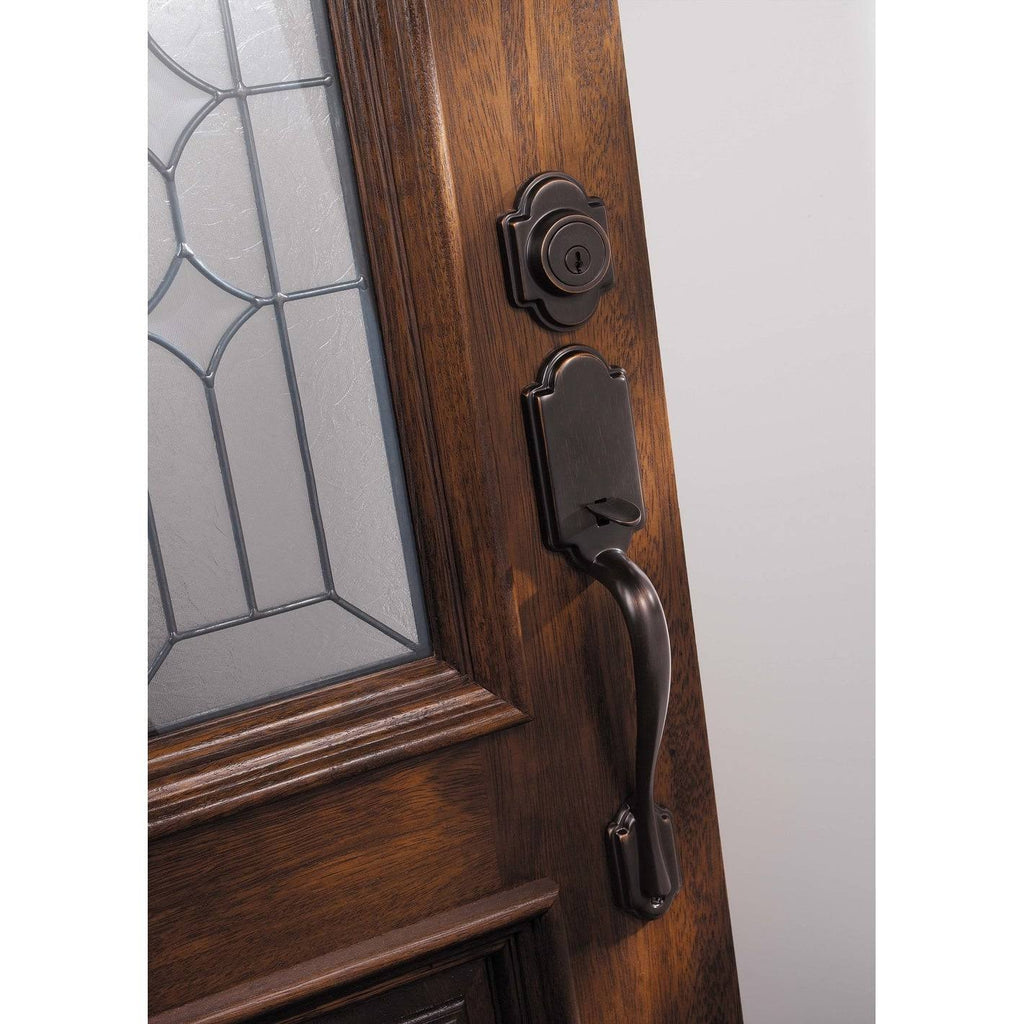Bright Brass Dummy Exterior Handleset M4700