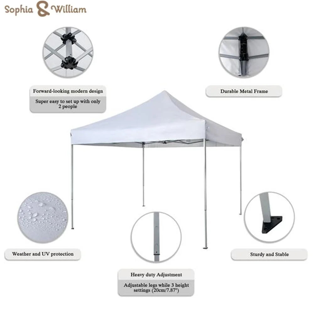 10' x 10' Pop Up Canopy Tent W367
