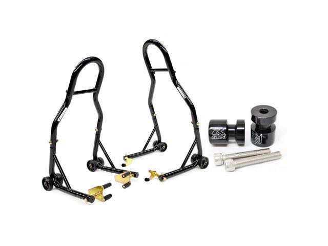 Motorcycle Front+Rear Dual Lift Stand with Spools C5858