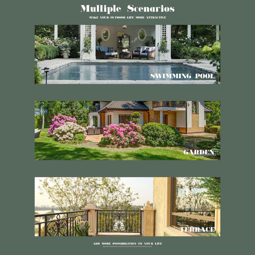 5 Pieces Wicker Rattan Outdoor Sofa Set with Ottoman Q455310