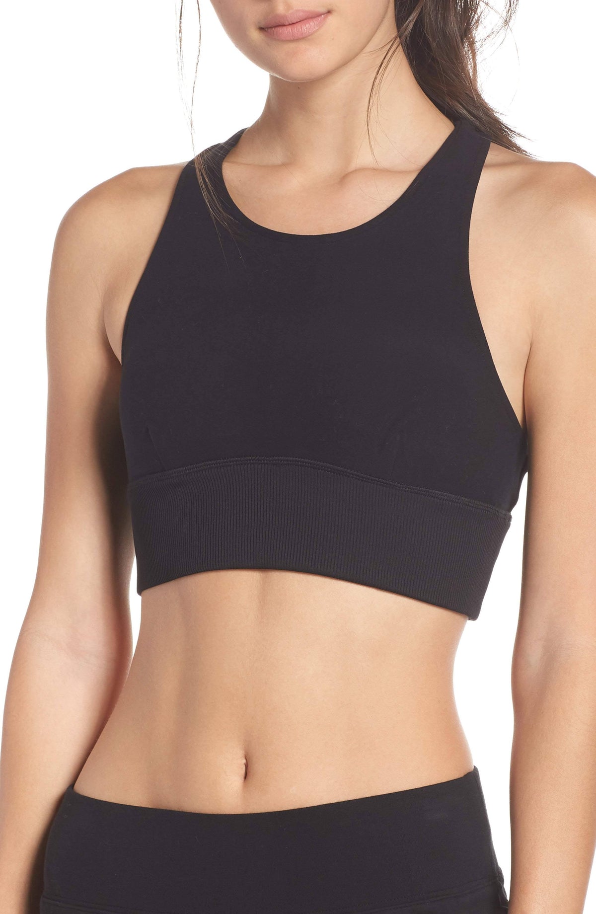 Black Sports Bra D8609