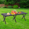 Portable Wood Folding Picnic Table Q929531