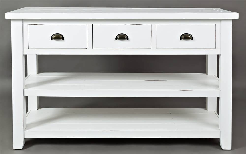 Weathered White Sofa Table H2845