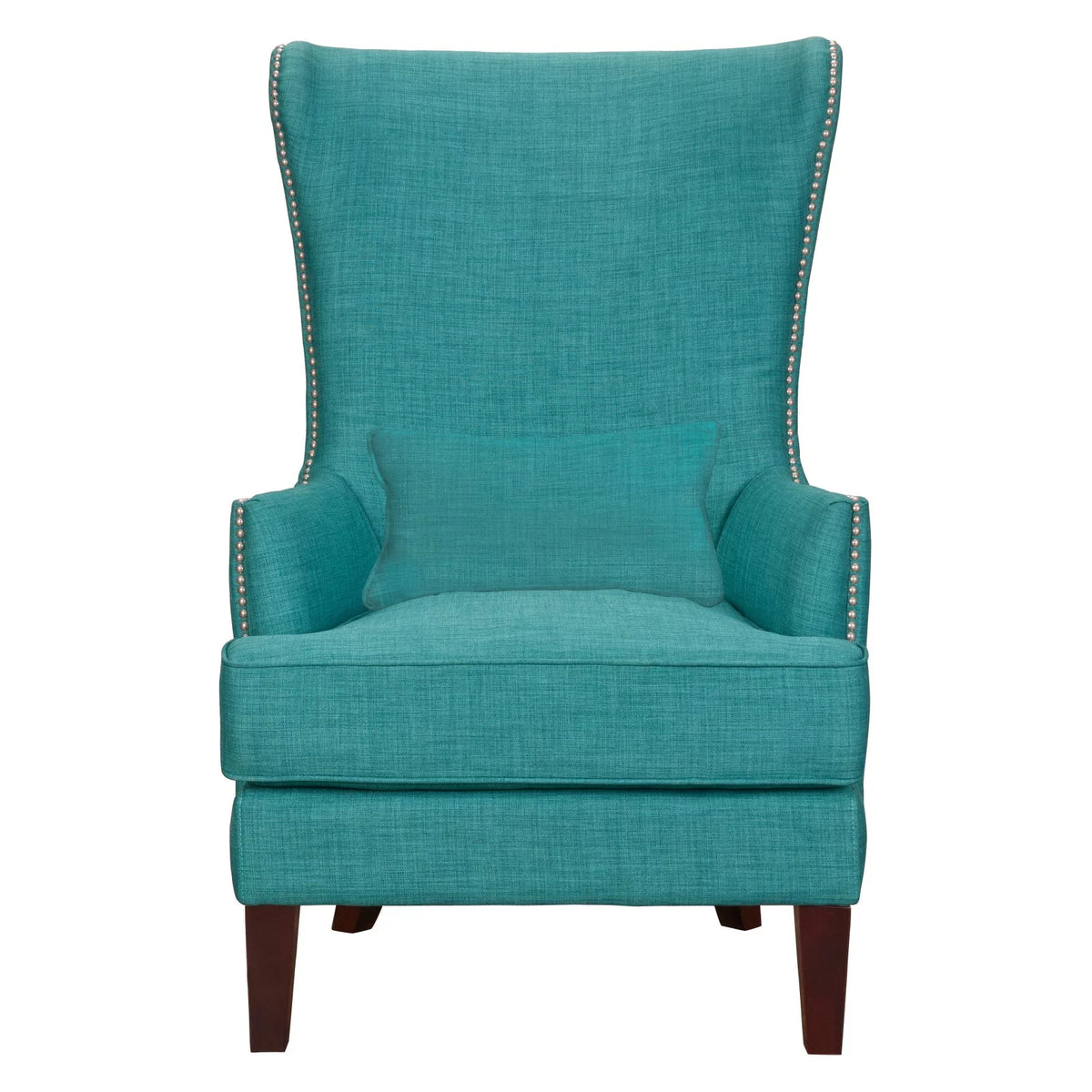 Chair with Chrome Nailhead Trim P547