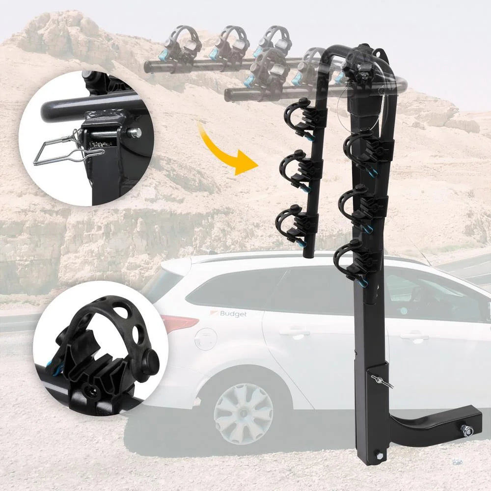 3 Bike Rack with 2 Inch Hitch Receiver I486549