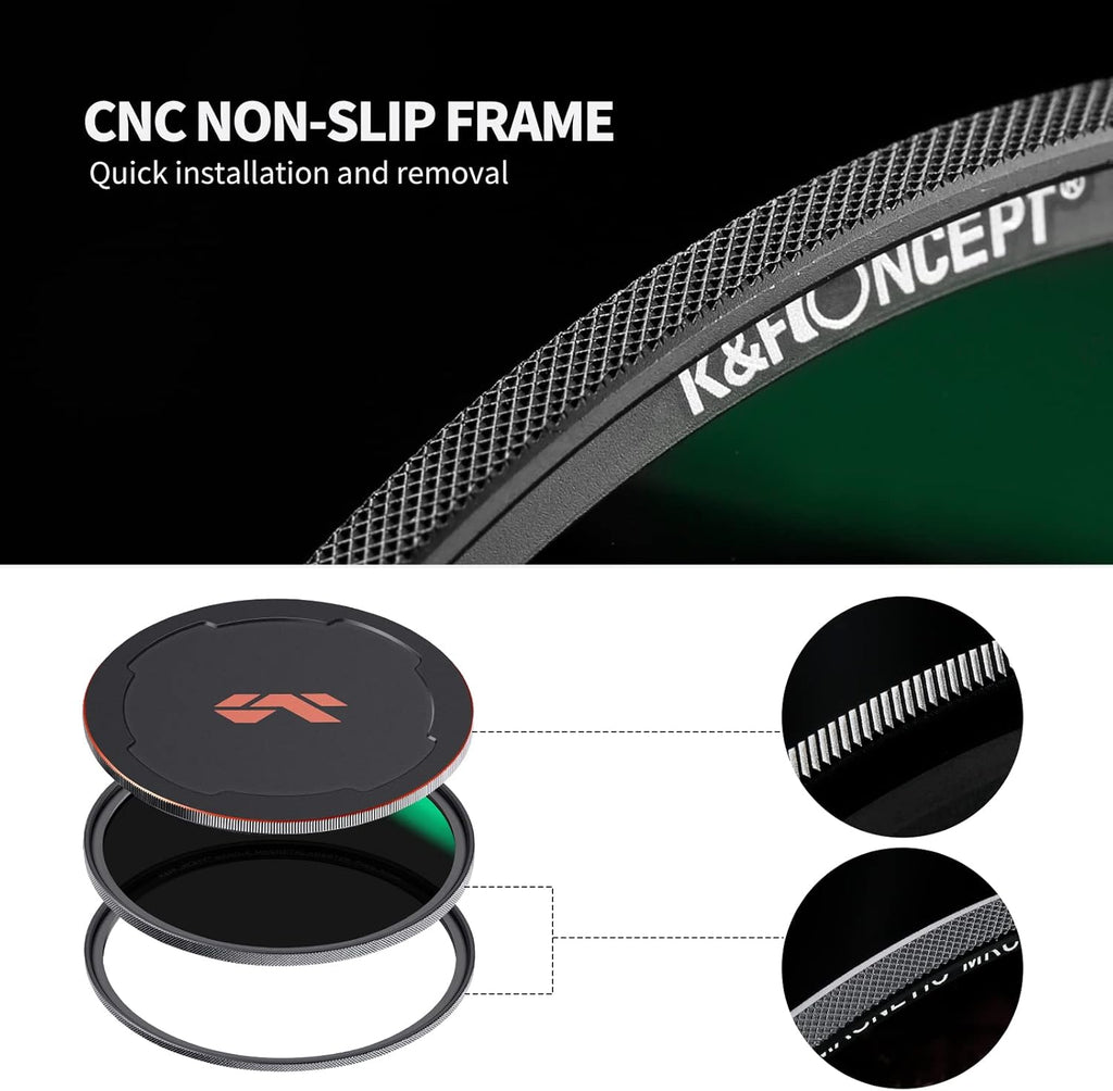 55mm Magnetic ND64 Lens Filter Pack of 2 F751