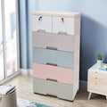 Plastic 6 Drawers Tall Dresser K83158