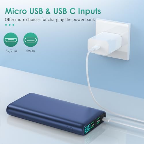 38800mAh LCD Display Power Bank with 5 USB Outputs and USB-C T95211