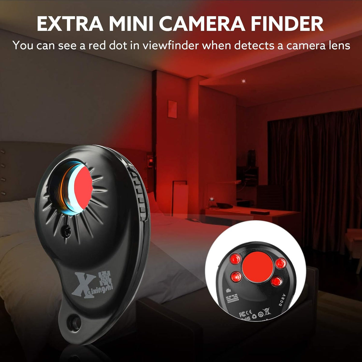 RF Signal Detector Bug Detector Anti Tracking Camera Detector Finder U8708