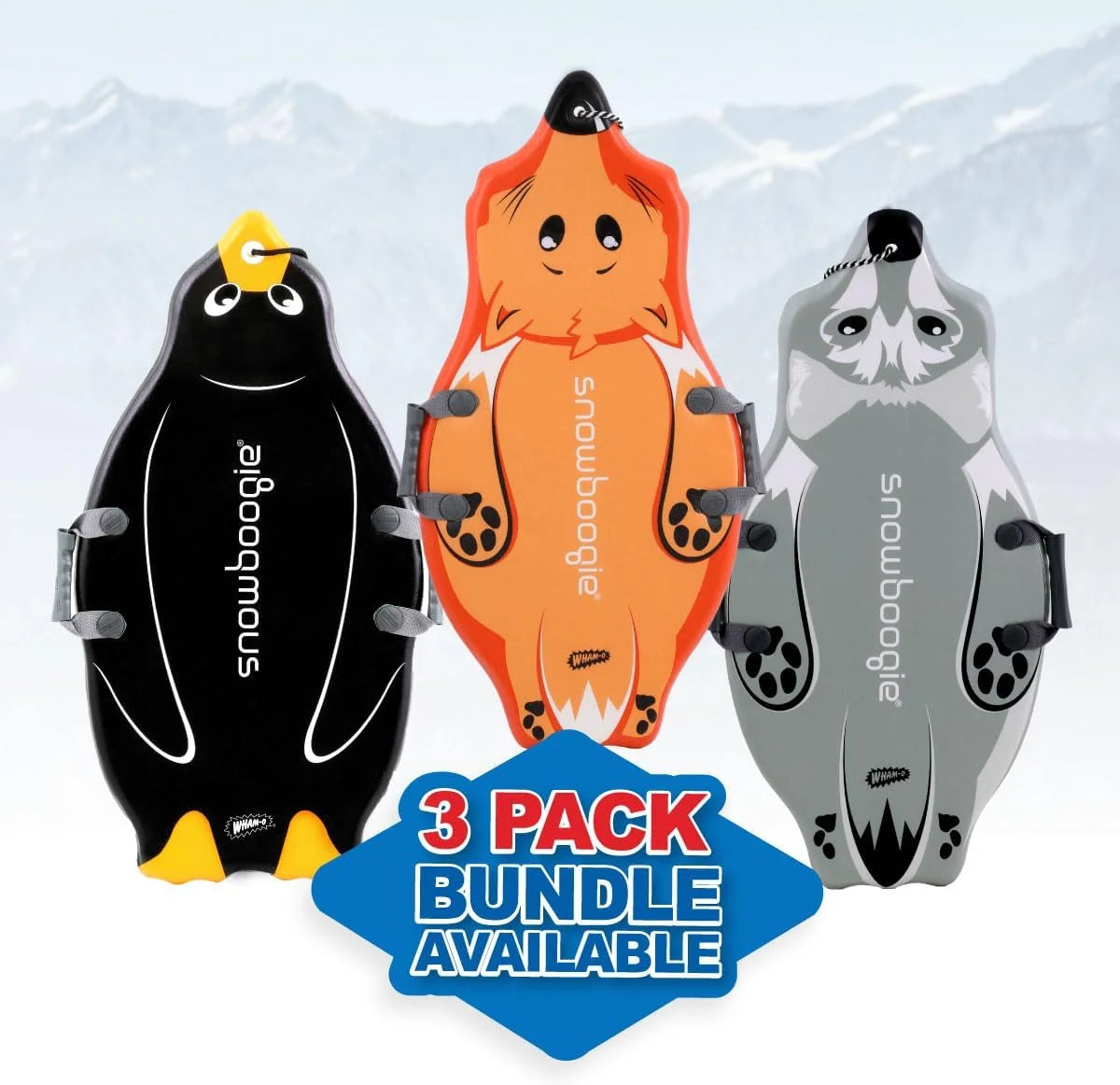 Animal Sled 36" 3pack Snow Sled A113862