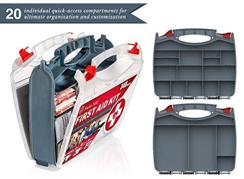 2-in-1 First Aid Kit 348-piece Double-Sided Hardcase Y4225