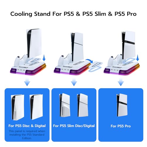White Cooling Stand with Dual Controller Charging M547