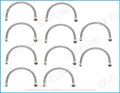 12" x 1/2" Fip x 3/8" Comp Lead-Free Stainless Steel Braided Water Supply Line N207353
