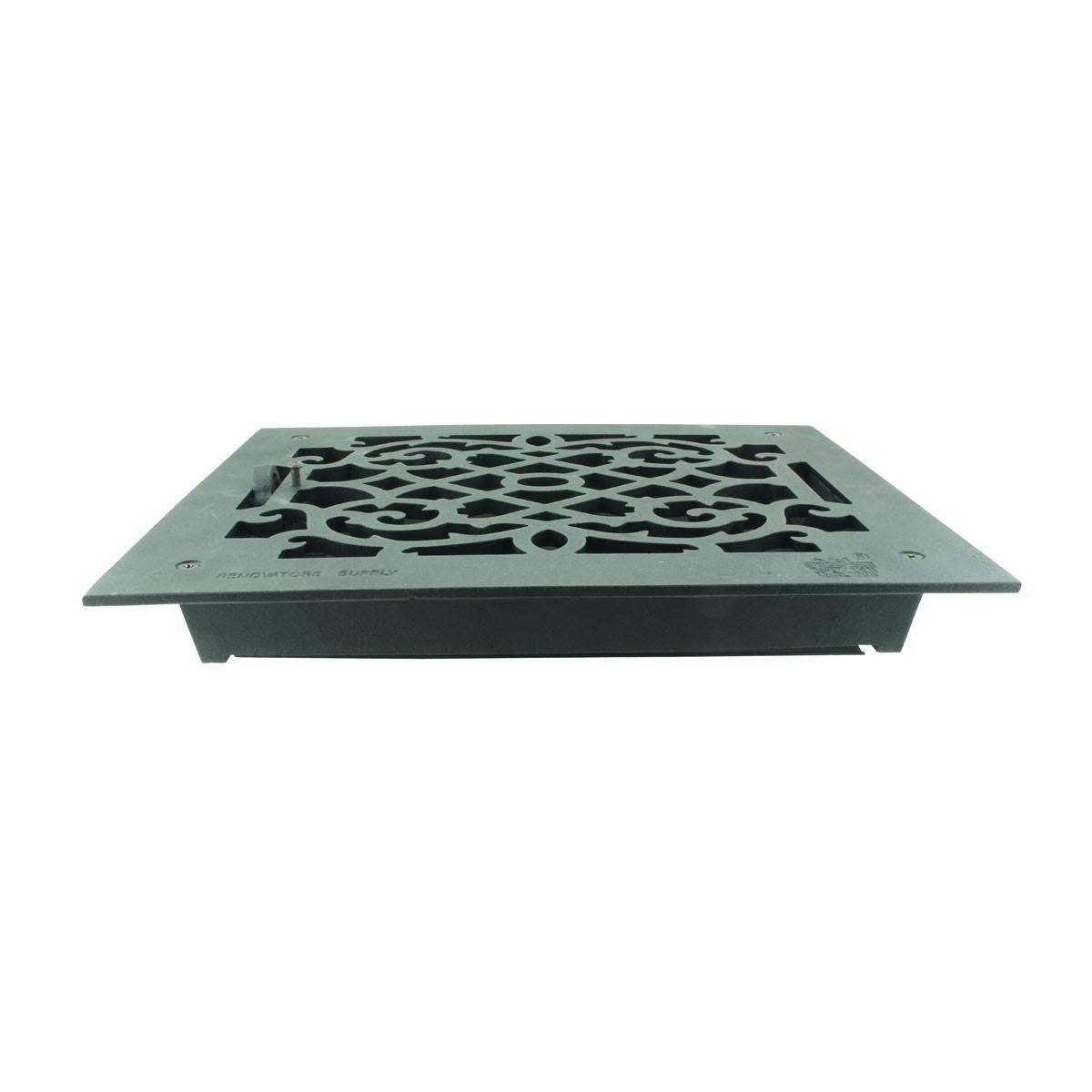 Cast 10 x 12 Duct Floor Heat Register Louver Vent M4579
