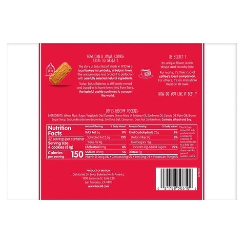 2 Pack Lotus Biscoff Cookies, 8.8 oz, 4 Count U516