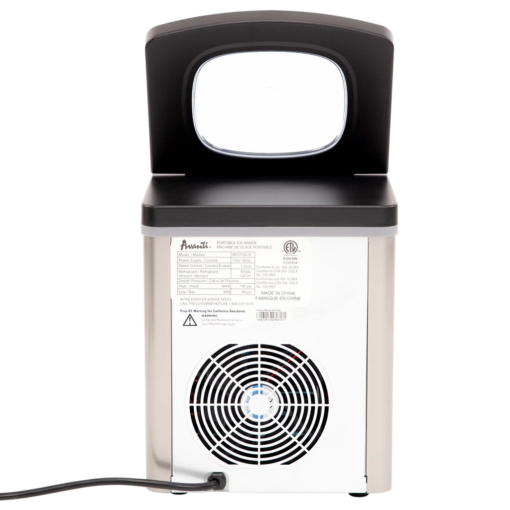 Portable Countertop Ice Maker in Stainless Steel J48545