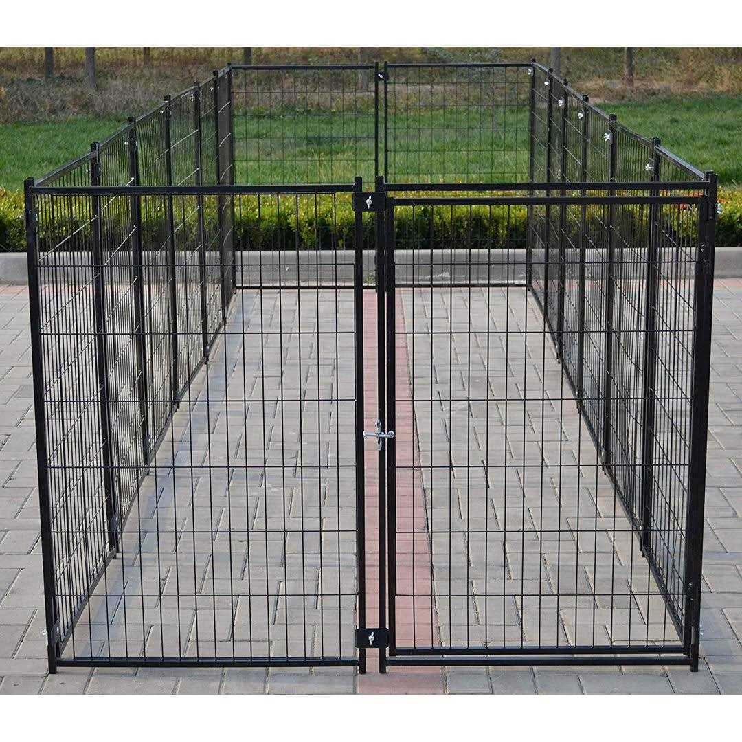 9 x 9 x 3.93 ft Modular Dog Exercise Fence T351880