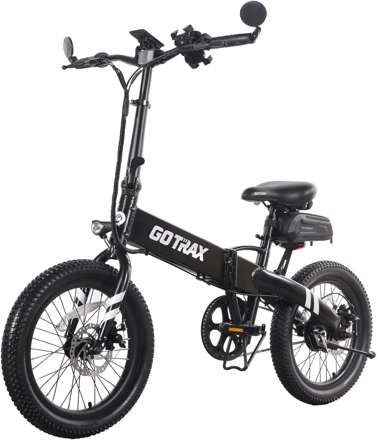 Folding Electric Bike 350W Motor Black U879599