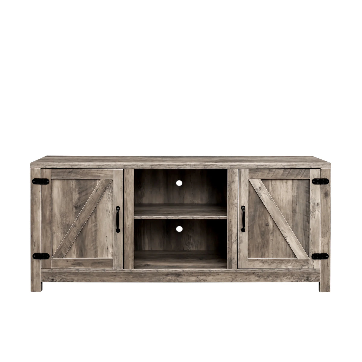 Modern Farmhouse Barn Door TV Stand Y28609