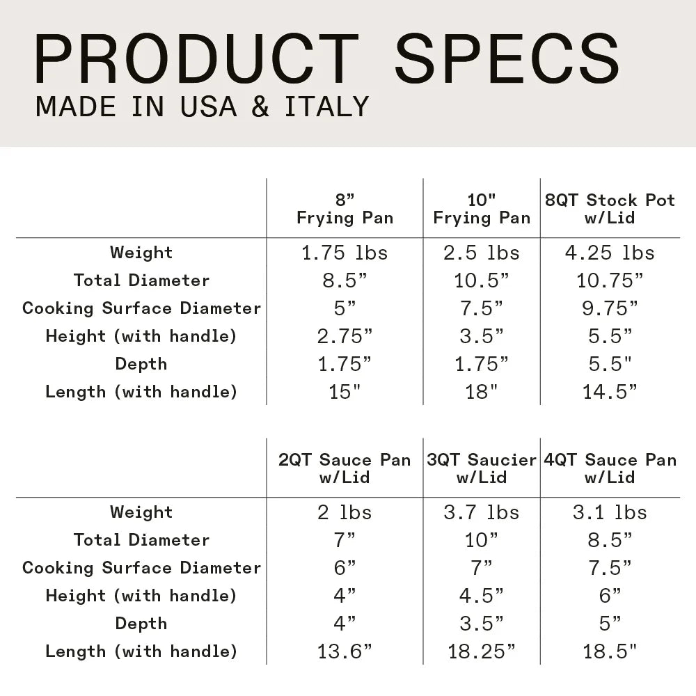 10 Pc Stainless Steel Pot Pan Set J219254