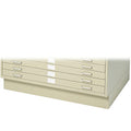 White 5-Drawer Flat File P763487