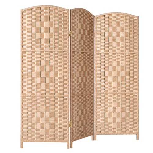3 Panel Dark Mocha Folding Privacy Screen V827