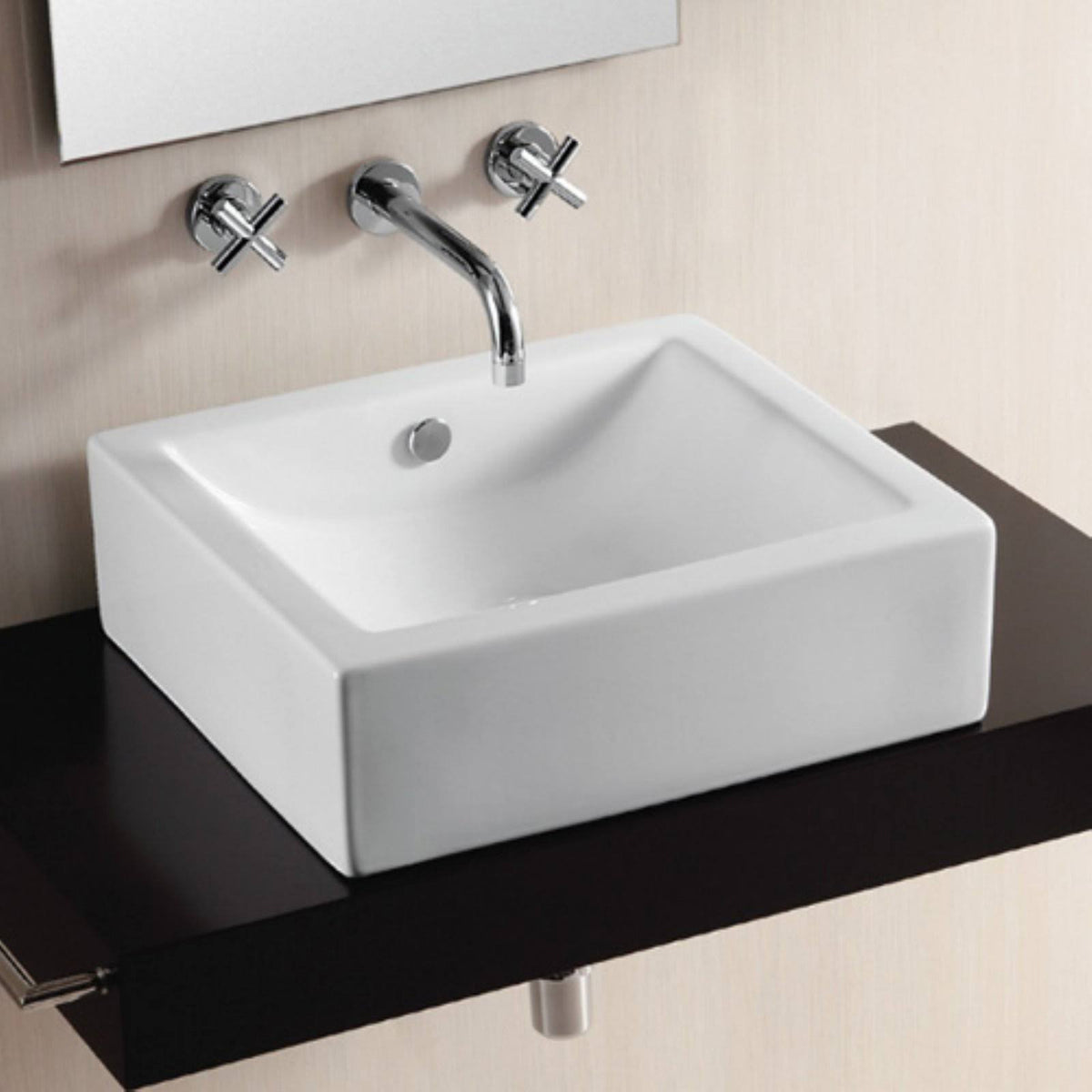 White Bathroom Sink O434239