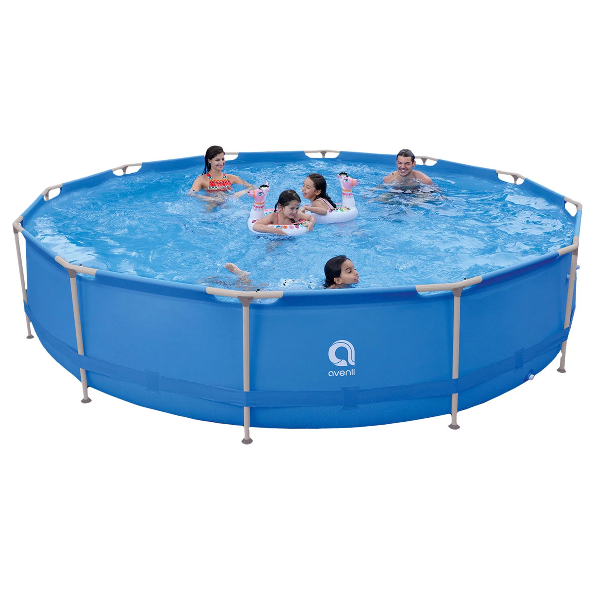 15 Foot x 36 Inch Steel Frame Above Ground Swimming Pool B59266