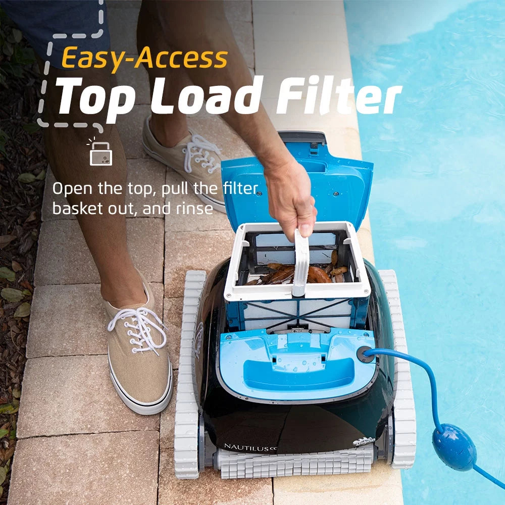 Robotic Pool Vacuum Cleaner with Ultra-Fine Filters F331