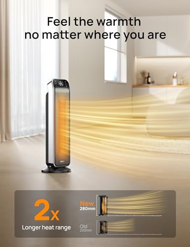 25" Electric Space Heater with Remote and Thermostat X79244