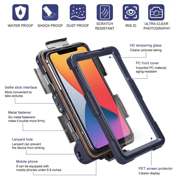 Waterproof Protective Case for OnePlus 5 and Phones Up to 6.9 Inch H71444