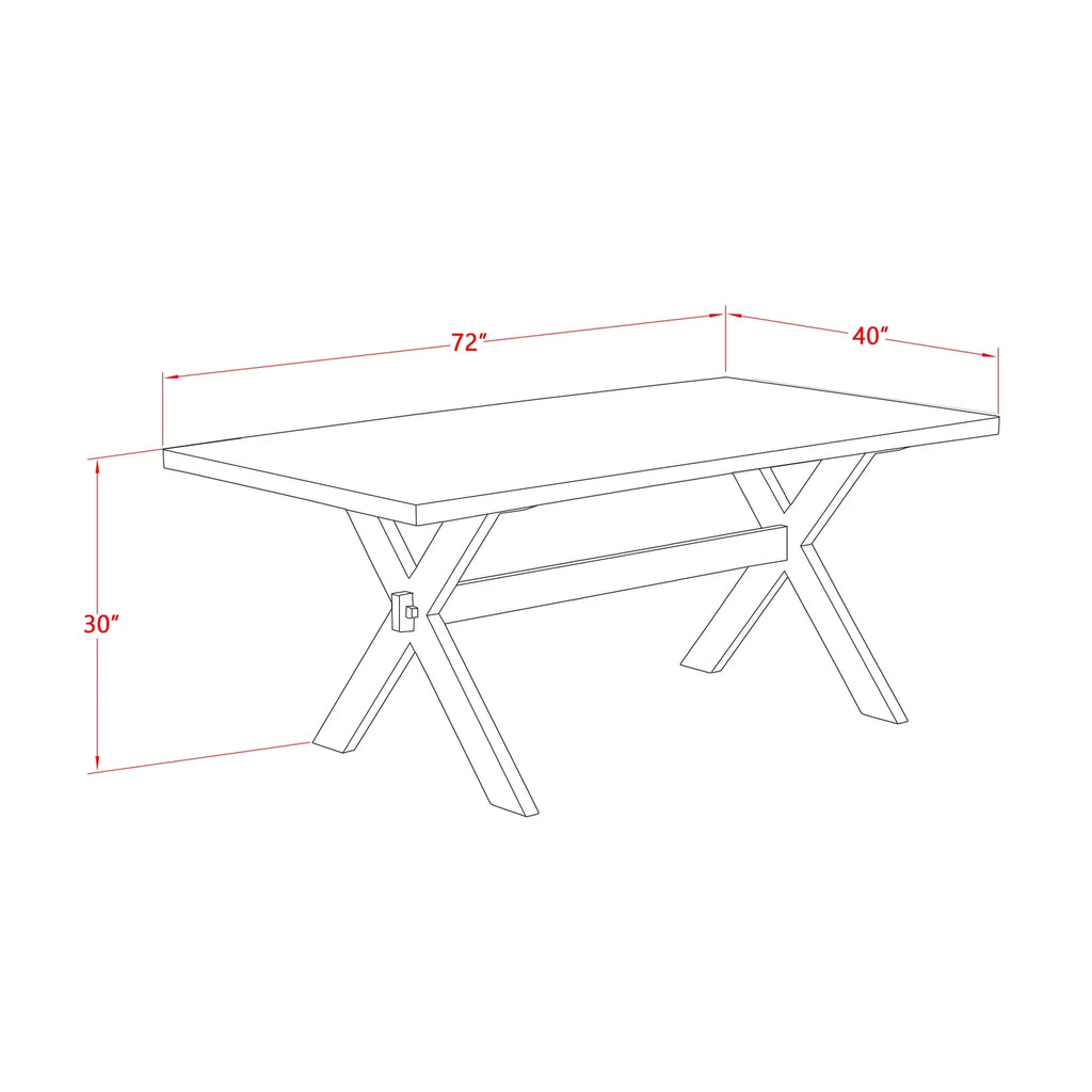 9 Piece Wood Dining Set L83511