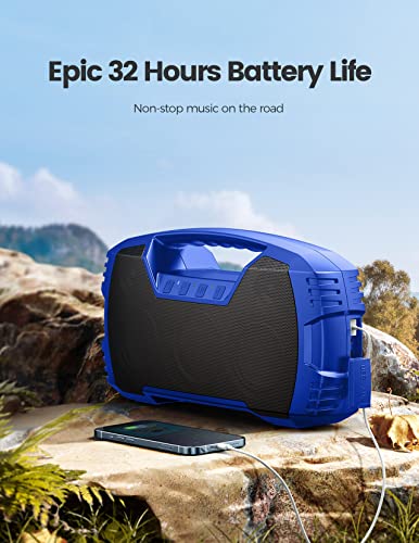 IPX7 Waterproof 40W Portable Bluetooth Speaker with Subwoofer L2791