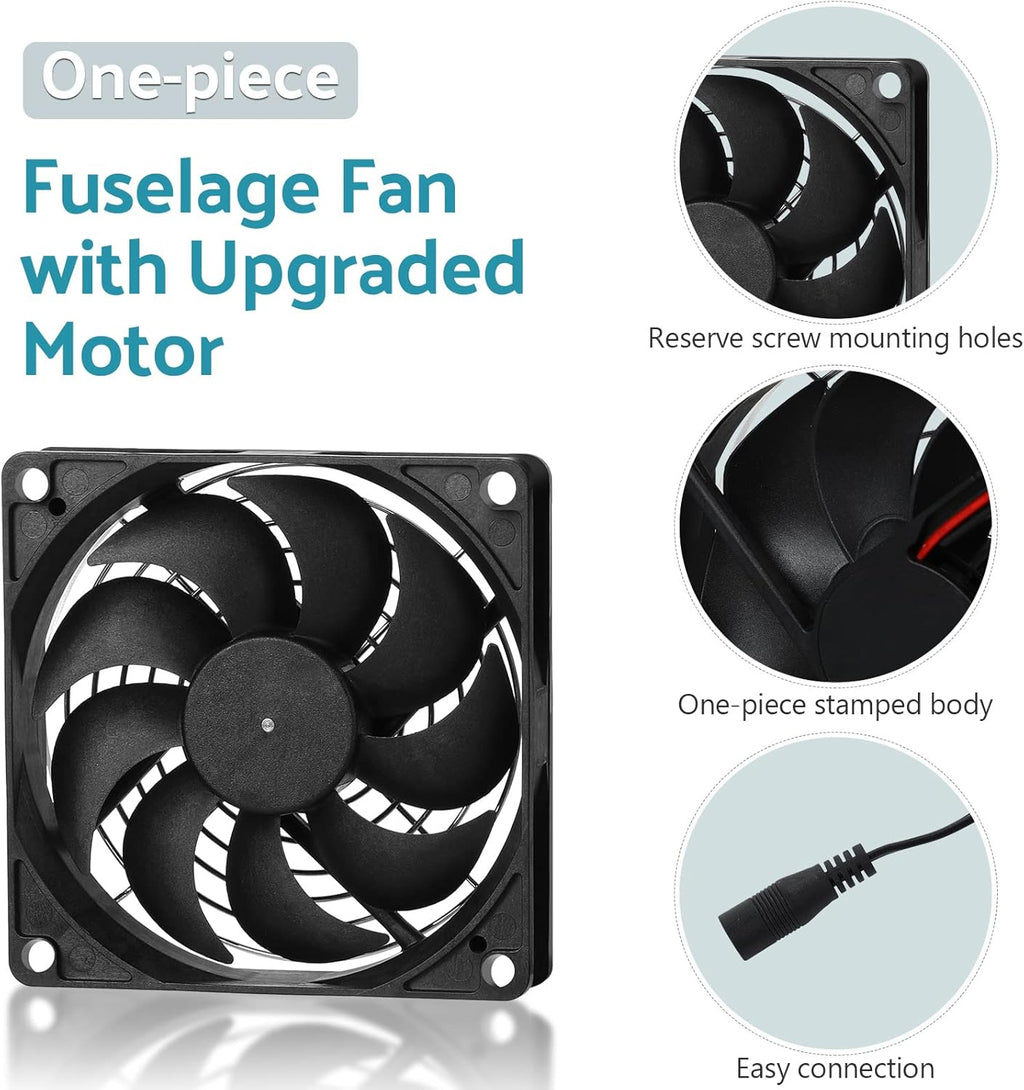 Solar Powered Dual Fan 10W 12V Exhaust Fan Pack of 2 G92649
