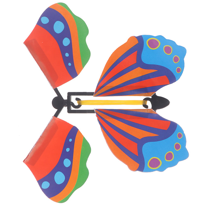 10 x Magic Butterfly Flying Butterfly Toy with Card U6758