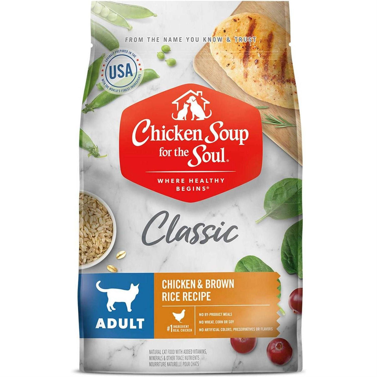 Chicken Brown Rice Recipe Dry Cat Food A8201