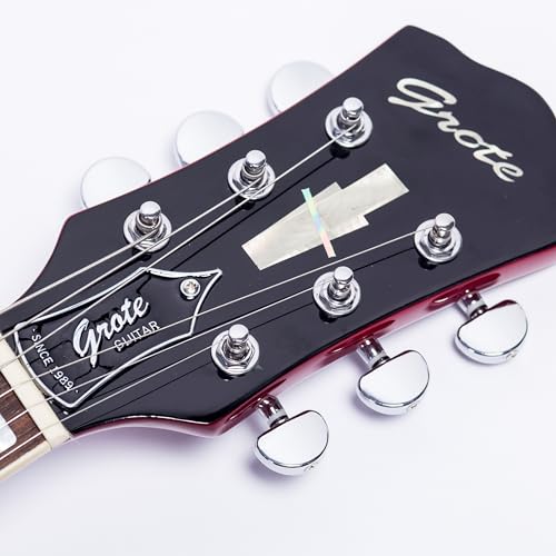 Red Hollow Body Electric Guitar H3232