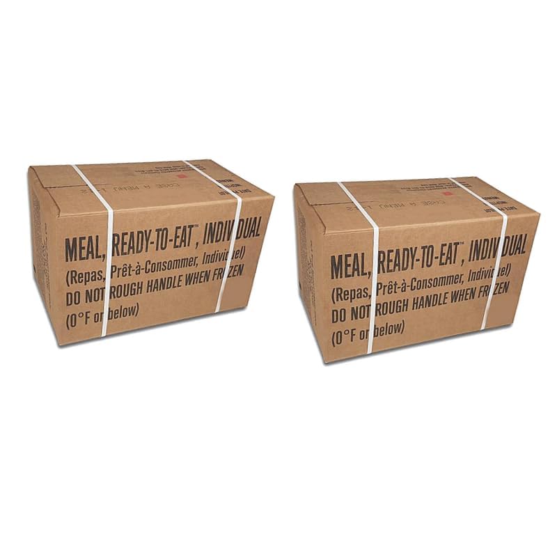 MRE Meal Kit Bundle Cases with Heater - Inspection Date 2025 or Better D930
