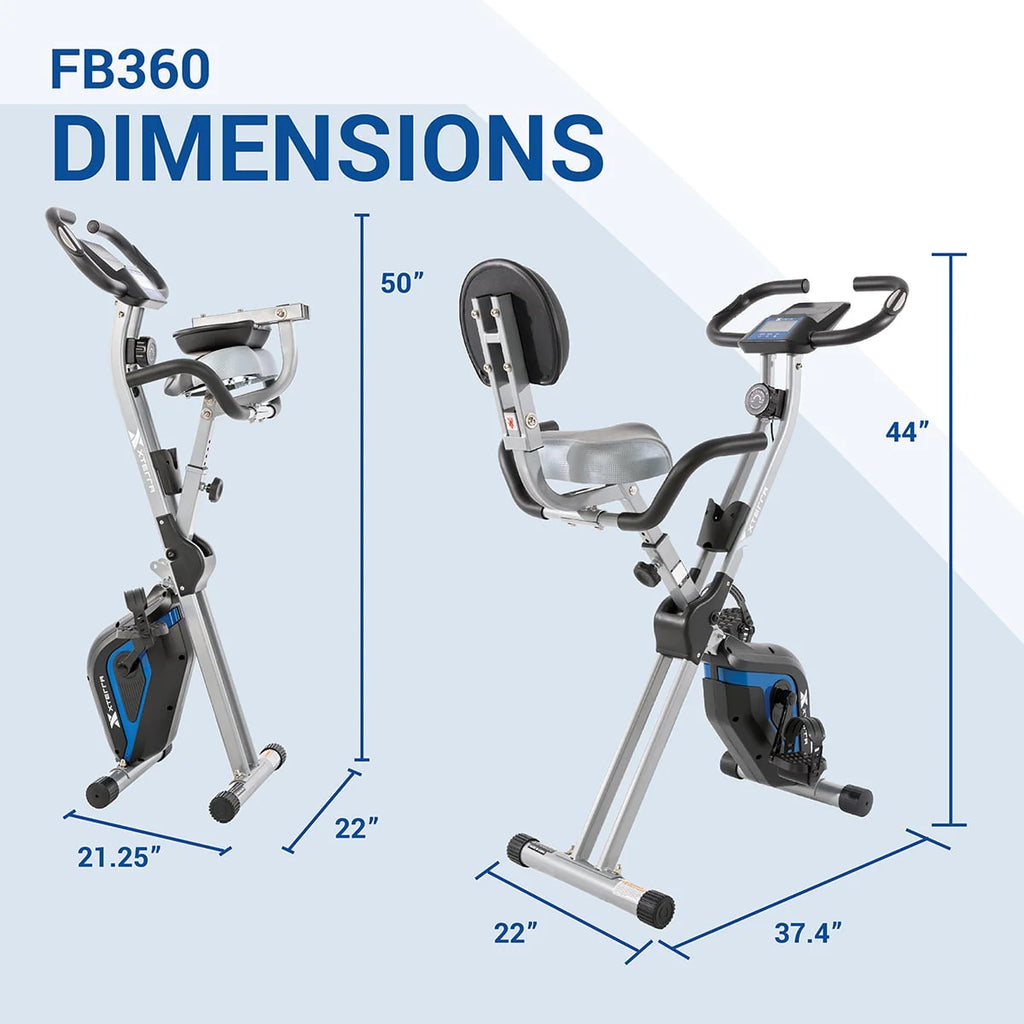 Compact Upright Folding Bike with Magnetic Resistance V497884