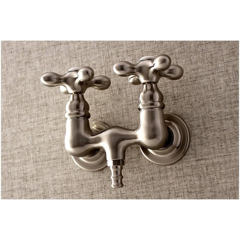 Polished Chrome Wall Mount Clawfoot Tub Faucet Z6807