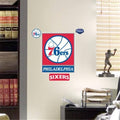 Philadelphia 76ers Logo Wall Graphic 12 x 16 in. (Pack of 6) L4589