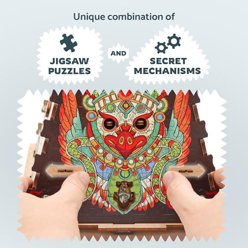 Wooden 3D Puzzle & Escape Room Box U376