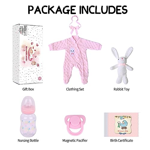 18 Inch Realistic Reborn Baby Girl Doll E807