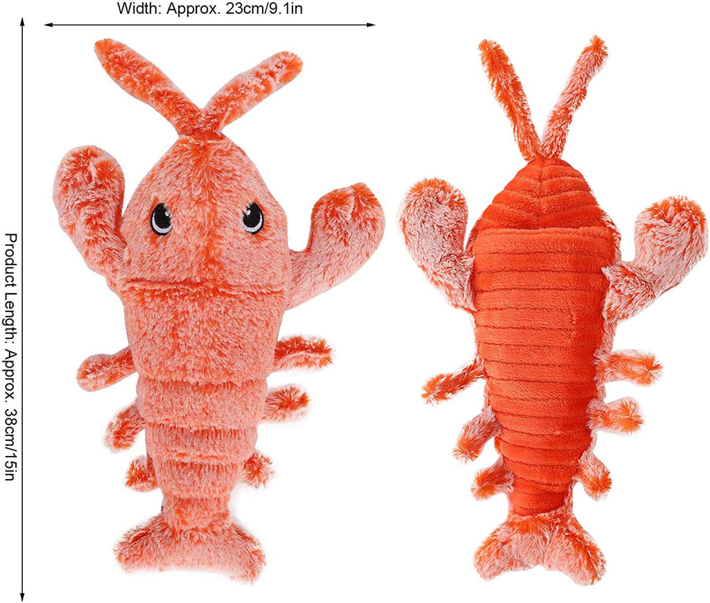 Flopping Lobster Cat Toy with Catnip Bag, Plush Interactive Cat Toys C196
