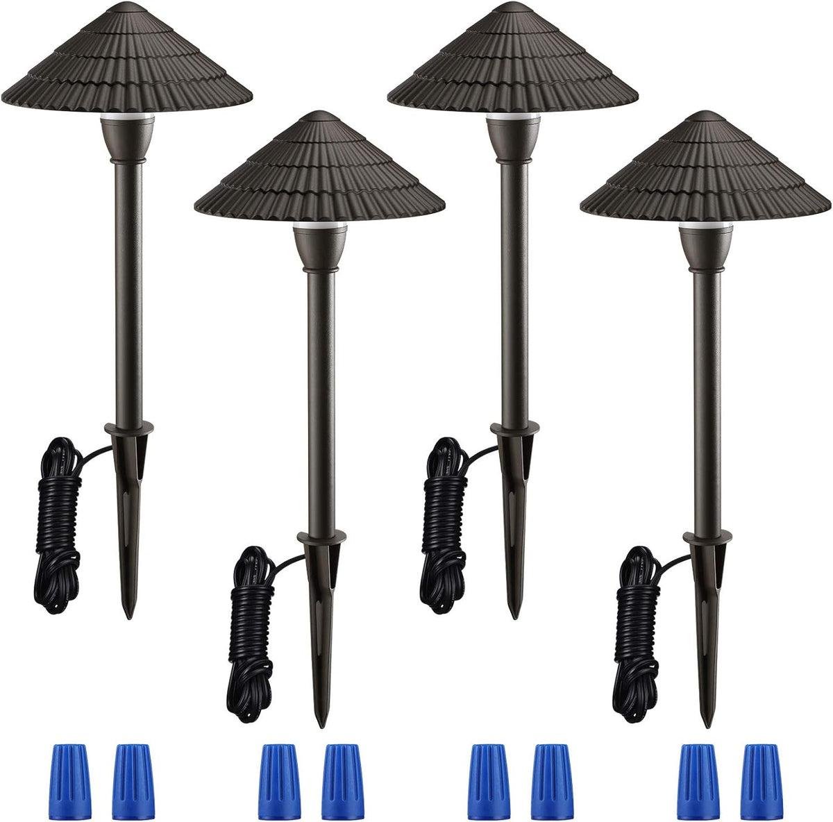 LED Landscape Lighting 3W 12V IP65 4000K Pack of 4 D42172