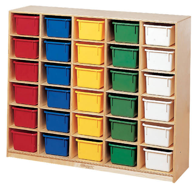 Mobile Cubby with 30-Tray Capacity C186595