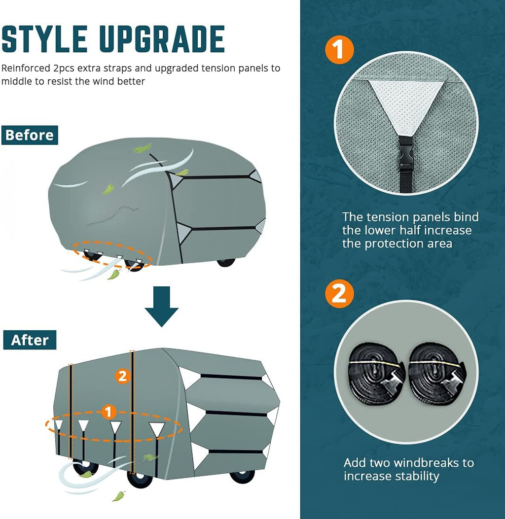 Class A RV Cover Fits 40'-43' Motorhome S183186